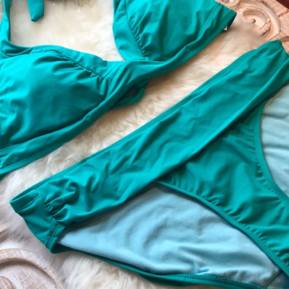 Athleta Shirrendipity bikini top/L bottom/XL - Picture 3 of 5